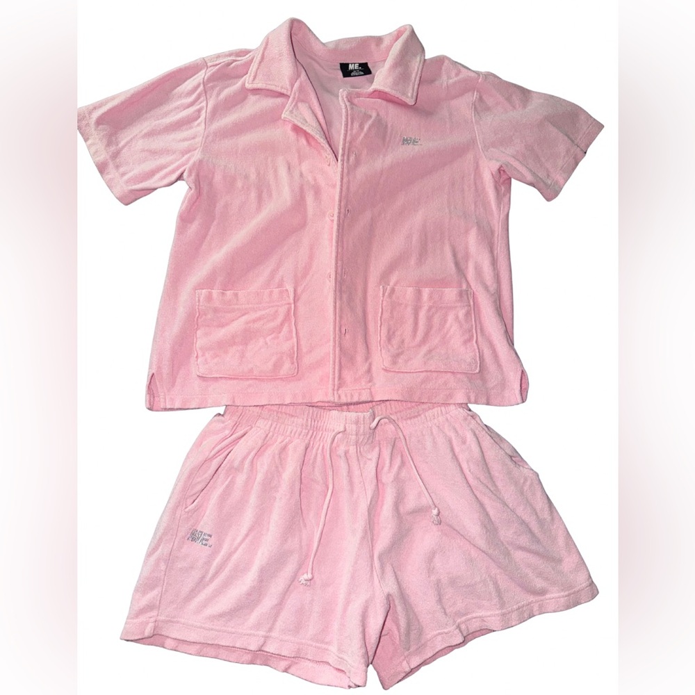 Pink Short Sleeve Set